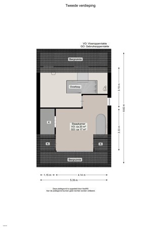 Floorplan - Het Bleekveld 5, 9828 RB Oostwold